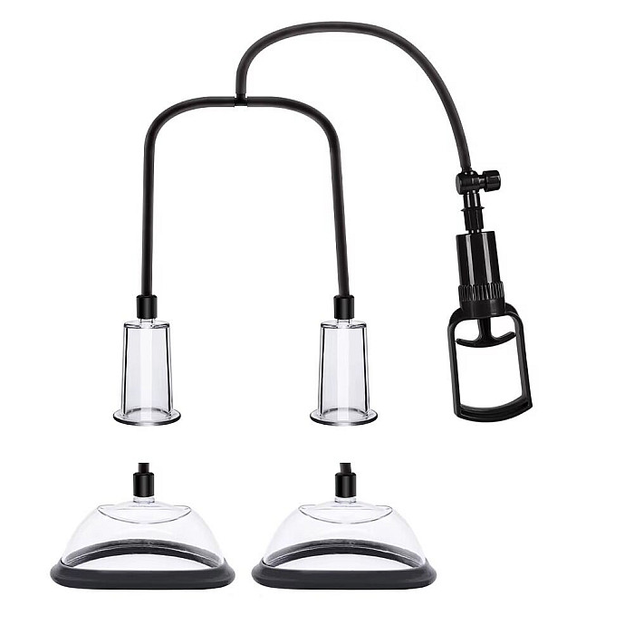 Вакуумная помпа для груди и сосков Men Powerup Passion Pump