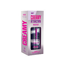 Увлажняющий крем-гель 2в1 Intt Creamy Attraction Blackberry 100мл, вкус ежевики, унисекс