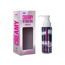 Увлажняющий крем-гель 2в1 Intt Creamy Attraction Blackberry 100мл, вкус ежевики, унисекс