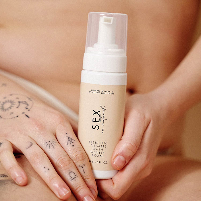Пена для интимной гигиены Bijoux Indiscrets Sex Au Naturel Prebiotic Intimate Wash Gentle Foam 150мл