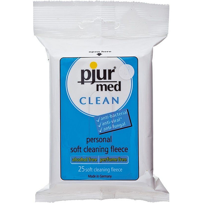 Вологі серветки pjur MED Clean 25 штук