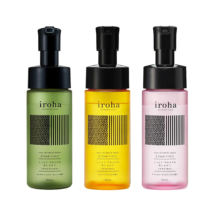 Пена для интимного ухода Iroha Intimate Wash Foam Type Damask Rose and Geranium 150 мл