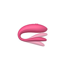 Смарт-вибратор для пар We-Vibe Sync Lite Pink, 10 виброрежимов, можно совмещать с проникающим сексом