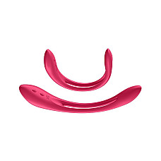 Универсальный гибкий вибратор для пар Satisfyer Elastic Joy Red