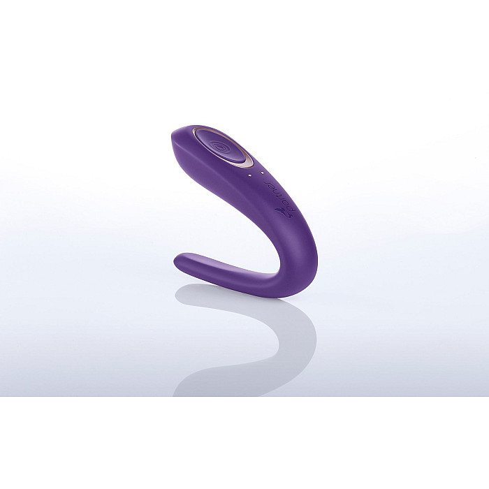 Вибратор для пар Satisfyer Double Classic Violet с одним моторчиком