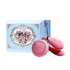 Смартвибратор для пар Zalo — Fanfan set Rouge Pink, пульт ДУ