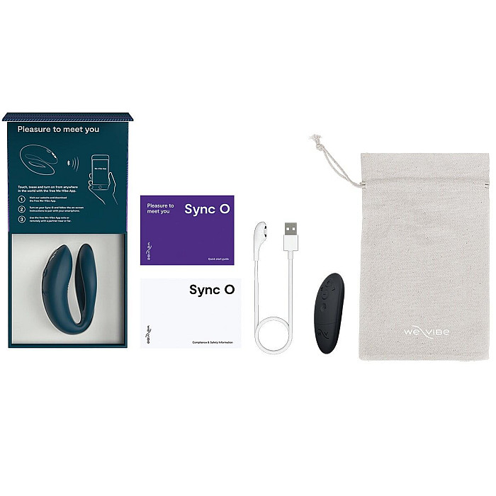 Смарт-вибратор для пар We-Vibe Sync O Velvet Green, пульт ДУ