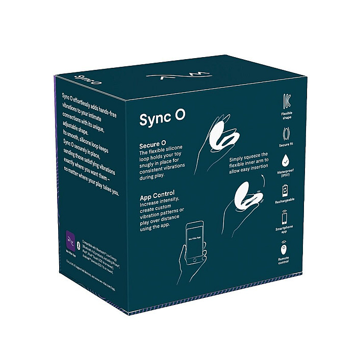 Смарт-вибратор для пар We-Vibe Sync O Velvet Green, пульт ДУ