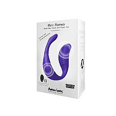 Вібратор для пар Adrien Lastic Mini Romeo II з пультом LRS і двома моторчиками