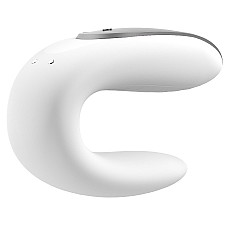 Смарт-вибратор для пар Satisfyer Double Fun (White) с пультом ДУ