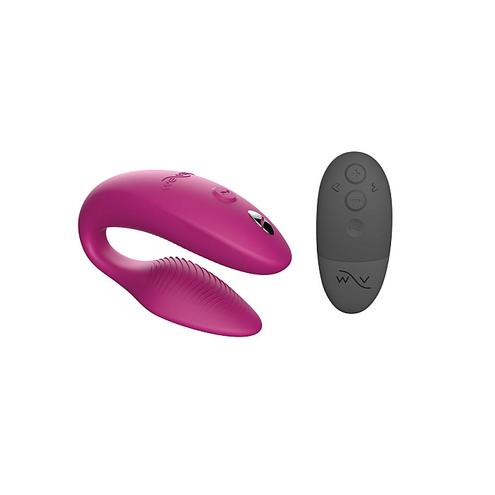 Смарт-вибратор для пар We-Vibe Sync 2 Rose, 10 виброрежимов, пульт ДУ