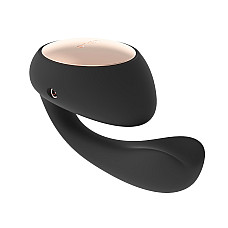 Смарт-вибратор LELO Ida Wave Black, вагинально-клиторальный, технология WaveMotion, 2 мотора