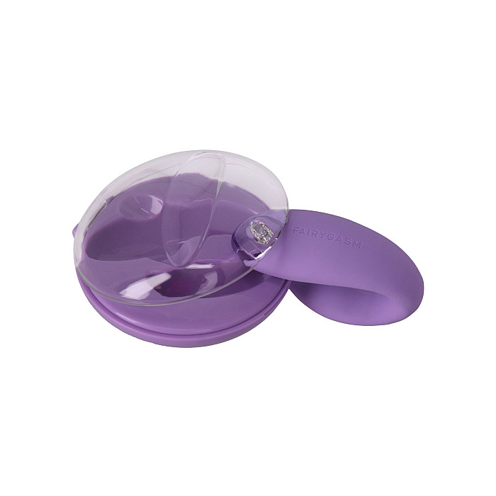 Вибратор для пар FairyGasm PleasureBerry violet, зарядный кейс, пульт ДУ