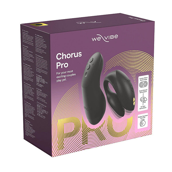 Смарт-вибратор для пар We-Vibe Chorus Pro Satin Black