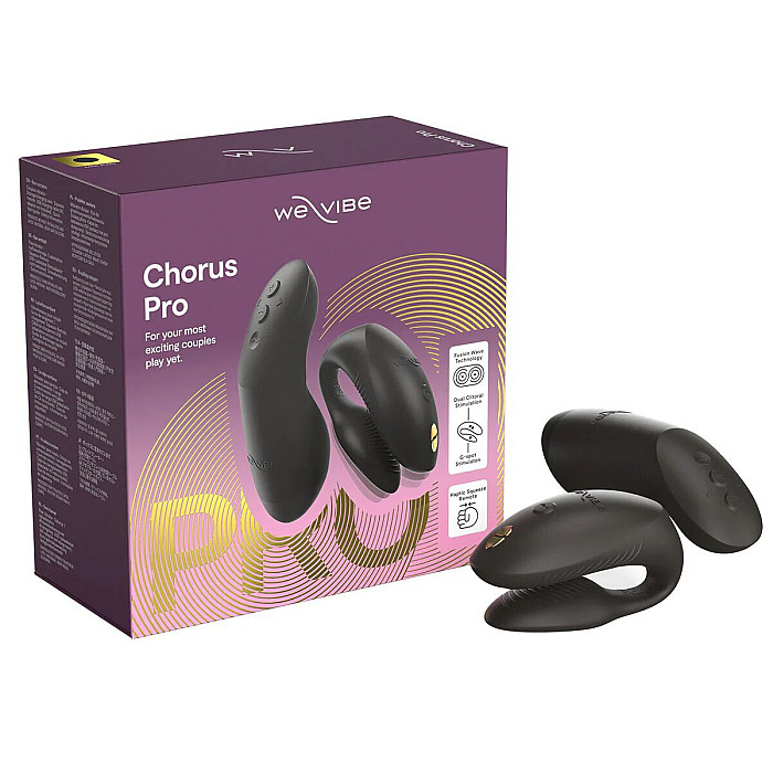 Смарт-вибратор для пар We-Vibe Chorus Pro Satin Black
