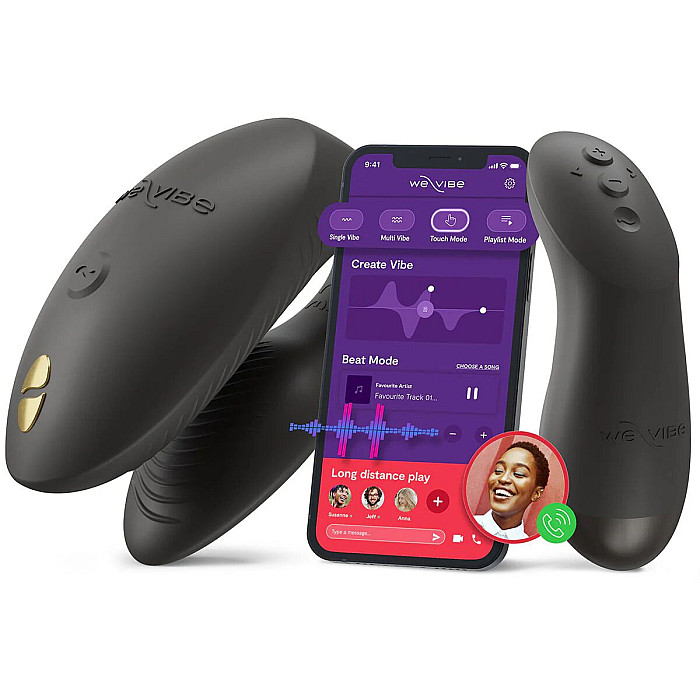 Смарт-вибратор для пар We-Vibe Chorus Pro Satin Black