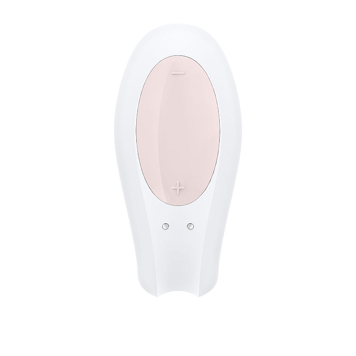Смартвібратор для пар Satisfyer Double Joy White із широким кліторальним стимулятором