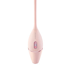 Пульсатор с вакуумным стимулятором KISSTOY Cathy III Pink, 5 режимов вакуума, 10 режимов пульсации