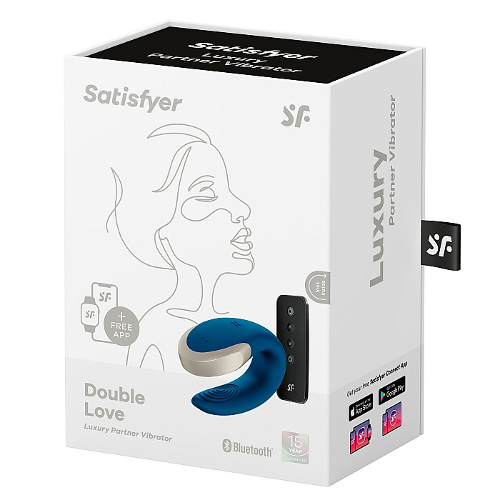 Смарт-вібратор для пар Satisfyer Double Love (Blue)