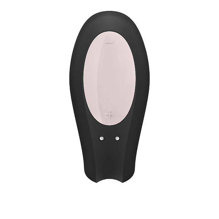 Смарт-вібратор для пар Satisfyer Double Joy Black із широким кліторальним стимулятором