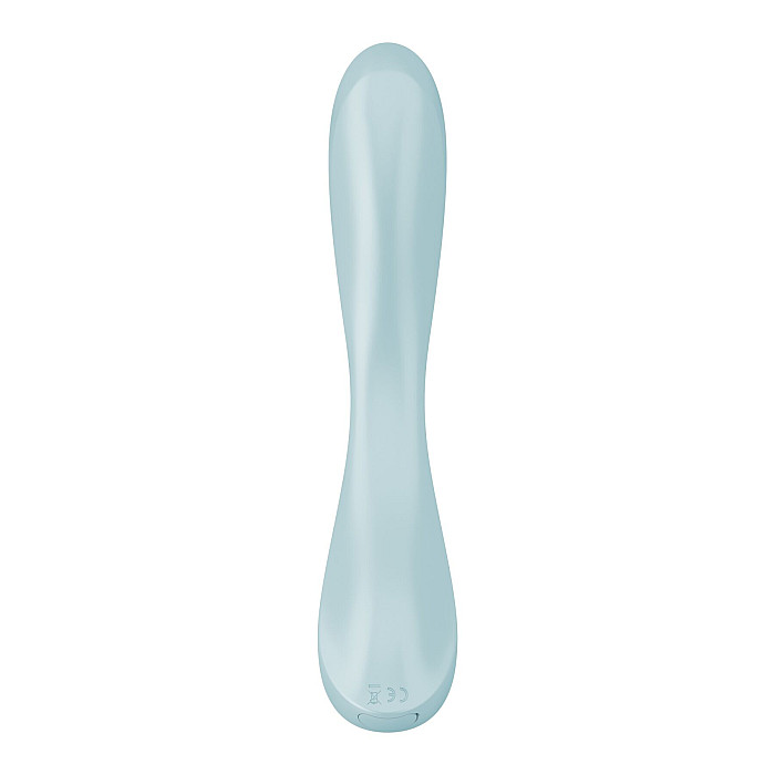 Вібратор Satisfyer G-Spot Wave 2 Ice Blue, імітує доторкання пальця