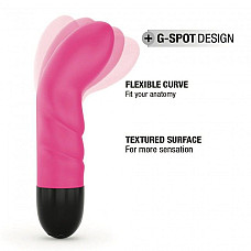 Вібратор Dorcel Expert G 2.0 Magenta для точки G, що перезаряджається