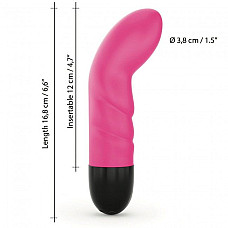 Вібратор Dorcel Expert G 2.0 Magenta для точки G, що перезаряджається