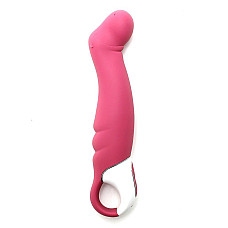 Мощный вибратор Satisfyer Vibes Petting Hippo с гибким стволом, литой силикон, 12 режимов работы