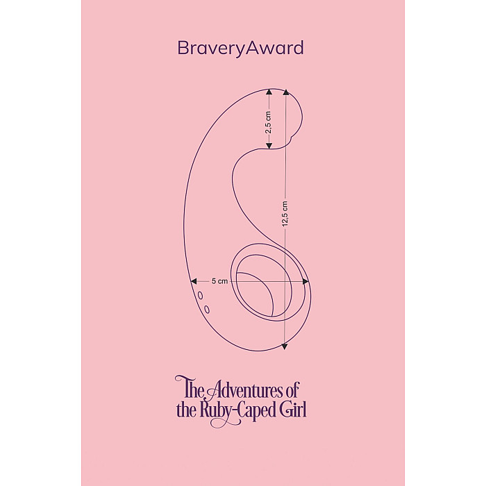 Вибратор для точки G FairyGasm BraveryAward violet