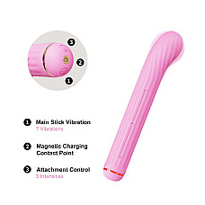 Вибратор Otouch Magic Stick S1 Plus - Pink