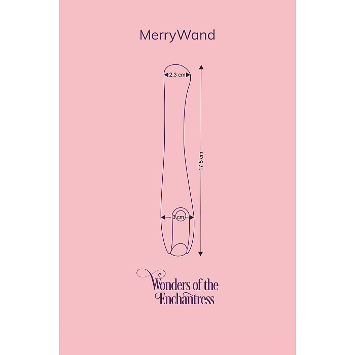 Вибратор для точки G FairyGasm MerryWand blue