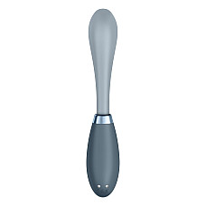 Вібратор Satisfyer G-Spot Flex 3 Grey, гнучкий стовбур із фіксацією положення