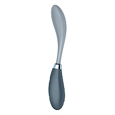 Вібратор Satisfyer G-Spot Flex 3 Grey, гнучкий стовбур із фіксацією положення