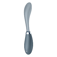 Вібратор Satisfyer G-Spot Flex 3 Grey, гнучкий стовбур із фіксацією положення
