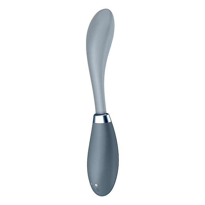 Вібратор Satisfyer G-Spot Flex 3 Grey, гнучкий стовбур із фіксацією положення