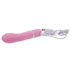 Роскошный вибратор Pillow Talk - Racy Pink с кристаллом Swarovski для точки G, подарочная упаковка