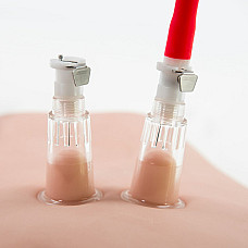 Вакуумная помпа для клитора Blush Temptasia – Beginner's Clitoral Pumping System, механическая, груша