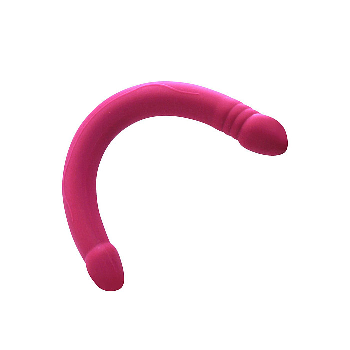 Фаллоимитатор двусторонний Dorcel Real Double Do Magenta, диаметр 4см, длина 42см