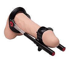 Экстендер для увеличения члена Male Edge Pro, ремешковый, масса всего 65 г, прочный пластик