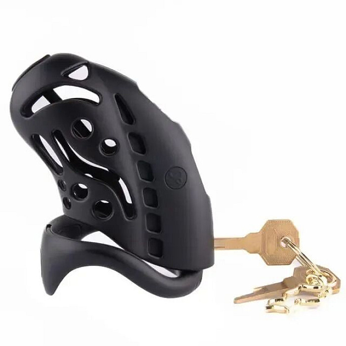 Клетка для члена с электростимуляцией LOCKINK SEVANDA Nautilus Estim Chastity Cage