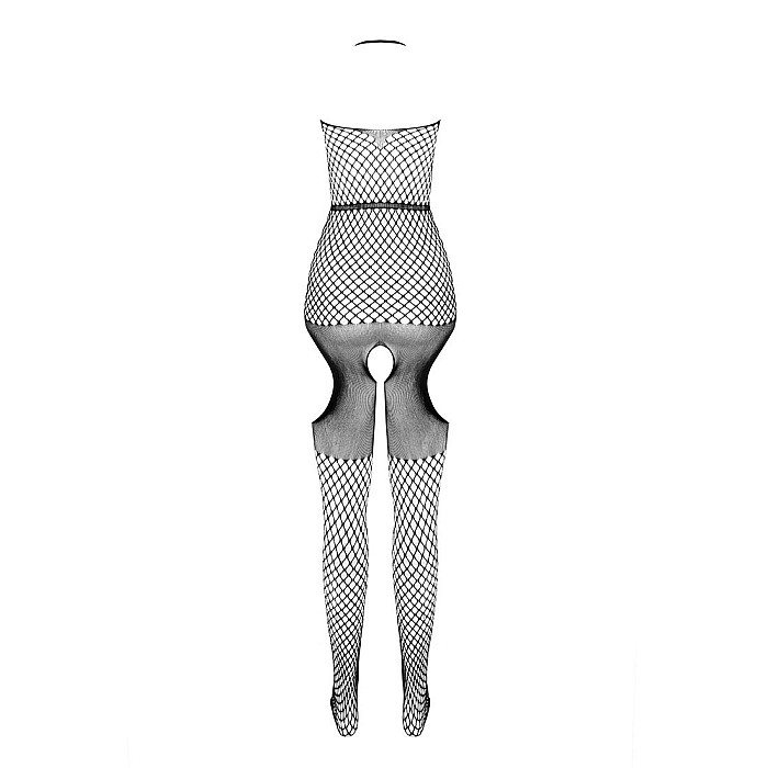 Бодистокинг с имитацией чулок Passion BS079 black