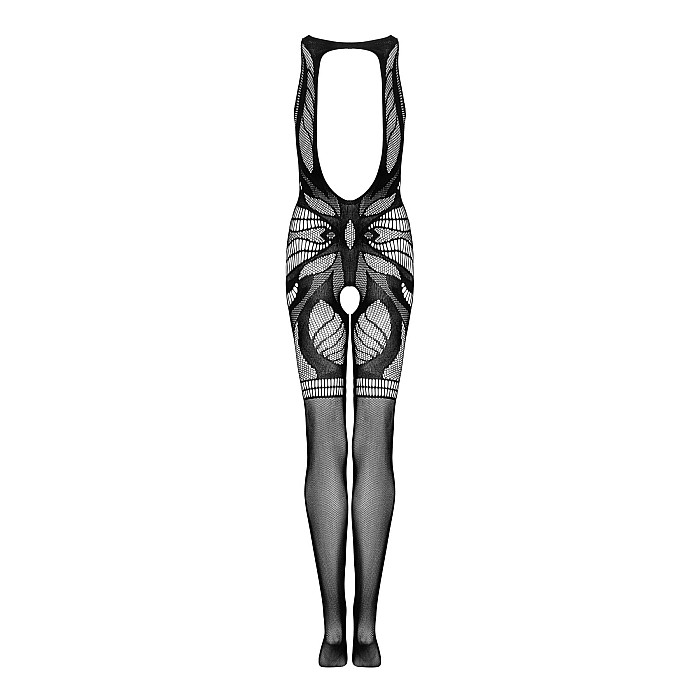 Сетчатый бодистокинг без рукавов Obsessive Bodystocking G331 S/M/L, black, с доступом
