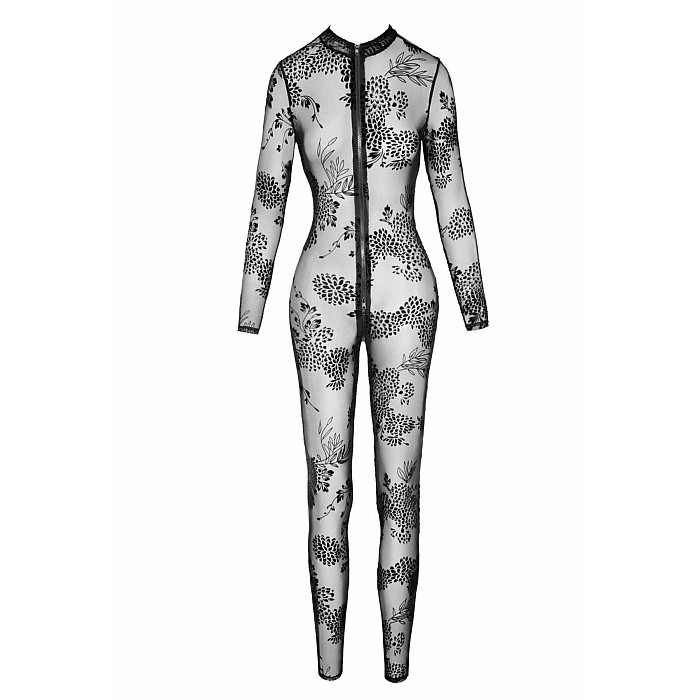 Сетчатый бодистокинг Noir Handmade F237 Long tulle overall, XL