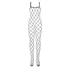 Бодістокінг з великим вічком і відкритими грудьми Obsessive Bodystocking N102 S/M/L, чорний