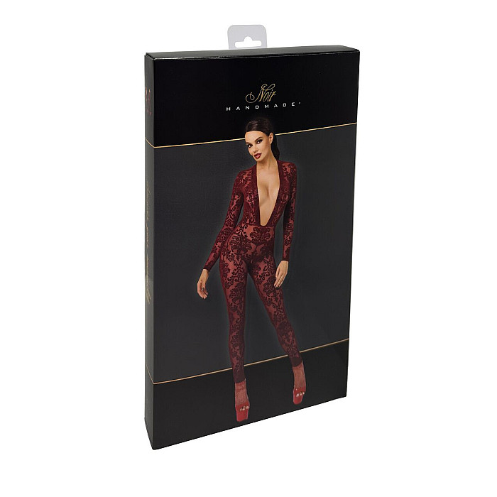 Бодістокінг Noir Handmade F382 Kink Royal Catsuit S