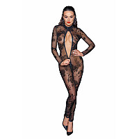 Сетчатый бодистокинг Noir Handmade F237 Long tulle overall, XXL