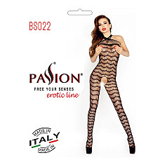 Бодистокинг Passion BS022 black, комбинезон