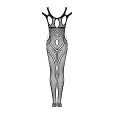 Бодистокинг Obsessive Bodystocking G322 S/M/L, фантасмагорически-силуэтный крой