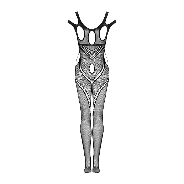 Бодістокінг Obsessive Bodystocking G322 S/M/L, фантасмагорично-силуетний крій