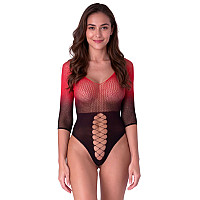 Бодістокінг Passion BS118 black/red